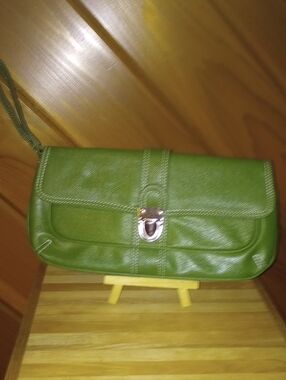 Matrix Green Wristlet Clutch - Classic Women's Bag